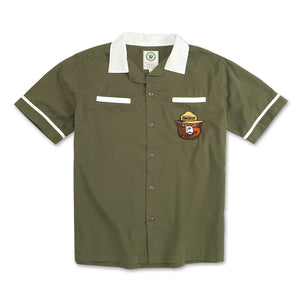 Smokey The Bear Lebowski Button-Up Shirt