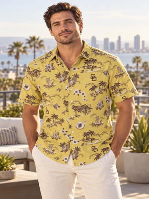 ReynSpooner San Diego Padres Tropical Mustard Shirt