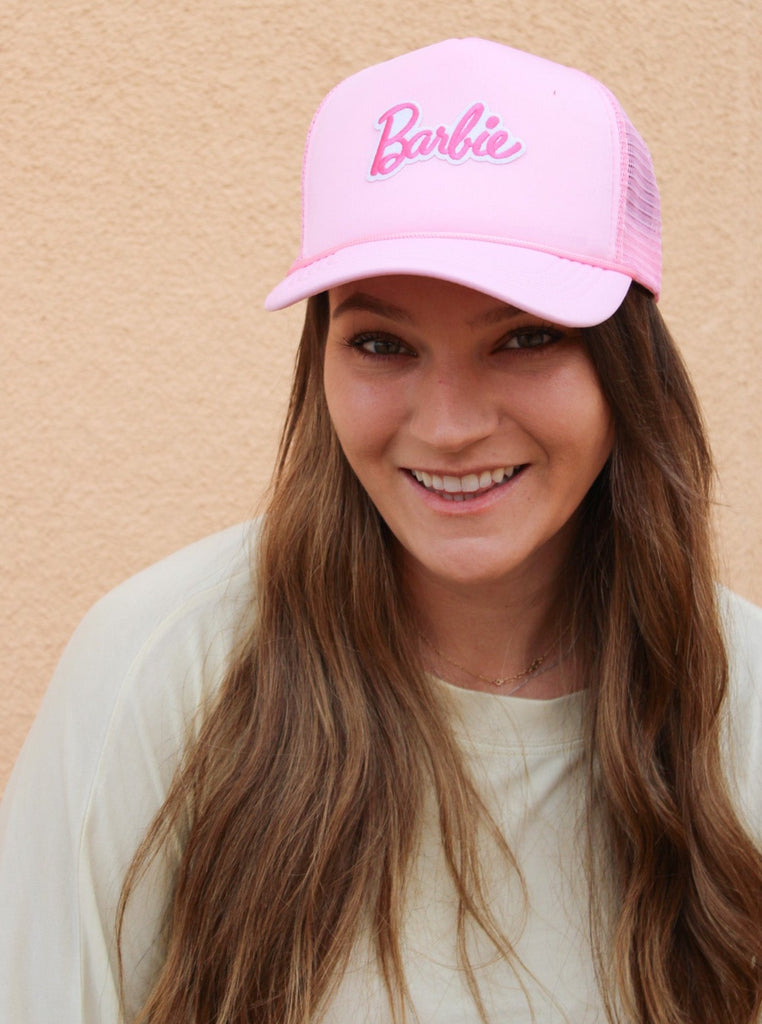 Light Pink Barbie Trucker Hat