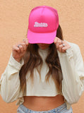 Hot Pink Barbie Trucker Hat