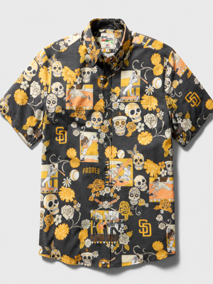 ReynSpooner Padres Día de los Muertos Button-Up