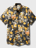 ReynSpooner Padres Día de los Muertos Button-Up