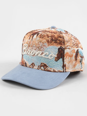 Bronco Horse Print Hat