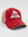Coors Light Distressed Trucker Hat