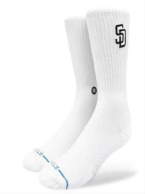 Stance San Diego Padres White Socks