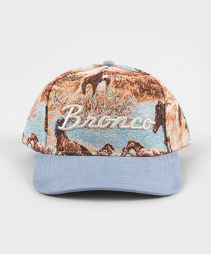 Bronco Horse Print Hat