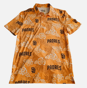 Reynspooner San Diego Padres Performance Polo Orange