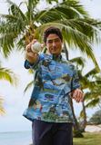 ReynSpooner Dodgers Godzilla Button Up Shirt