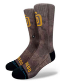 Stance San Diego Padres Brown Socks