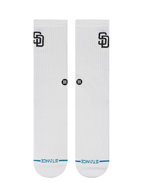 Stance San Diego Padres White Socks