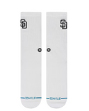 Stance San Diego Padres White Socks