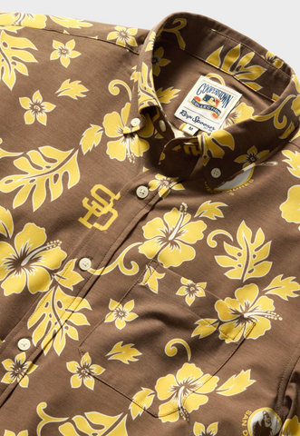 ReynSpooner San Diego Padres MLB Performance Aloha Shirt