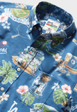 ReynSpooner Los Angeles Dodgers Scenic Performance Aloha Shirt