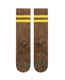 Stance San Diego Padres Brown Socks with Yellow Logo