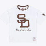 San Diego Padres Mitchell & Ness White T-Shirt