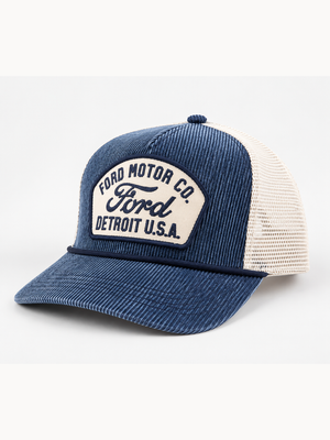 Ford Motor Co. Vintage Corduroy Trucker Hat