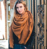 Open Weave Blanket Scarf
