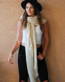 Open Weave Blanket Scarf