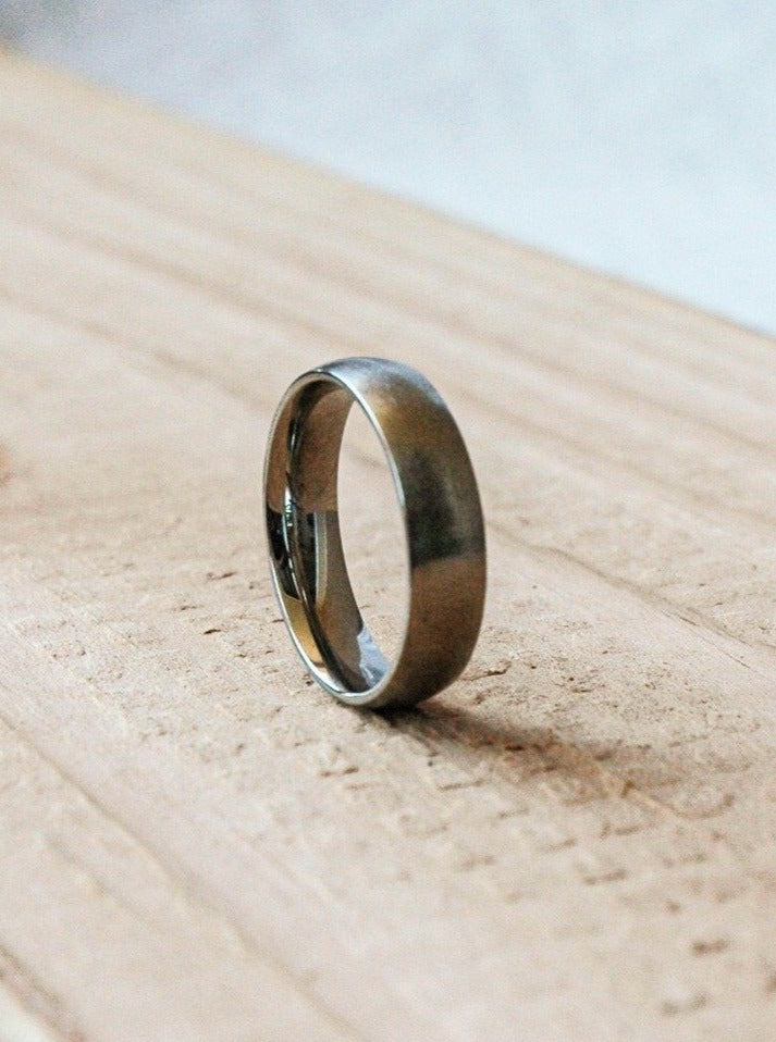 Men's Silver Band Ring