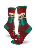 Santa Sloth Women's Socks