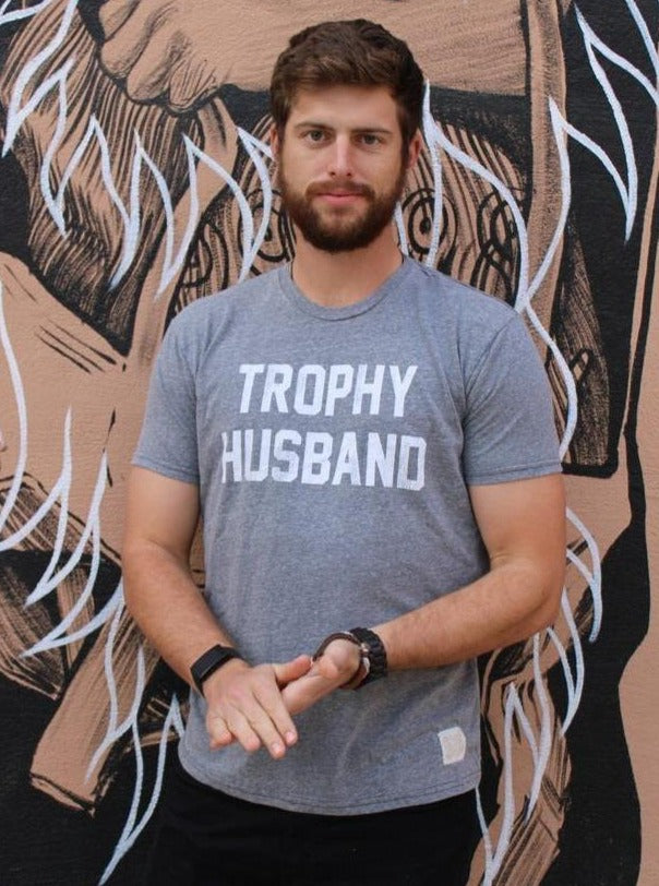 trophy husband t shirt old navy