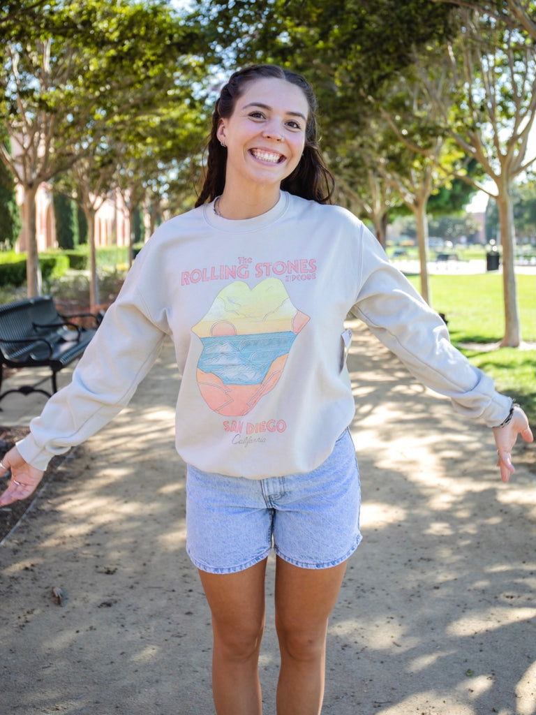 The rolling on sale stones sweater