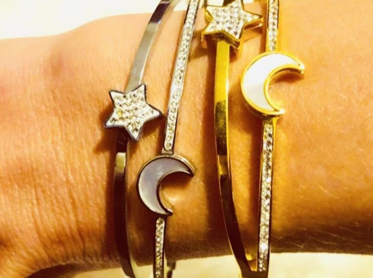 Star and Moon Bracelet