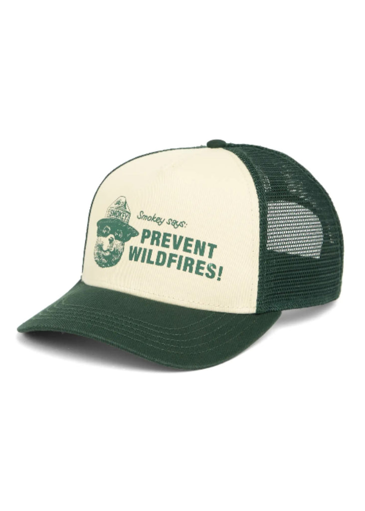 Smokey Says Green Trucker Hat