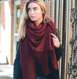 Open Weave Blanket Scarf