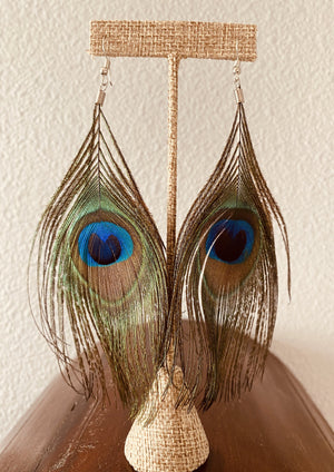 Peacock Earrings