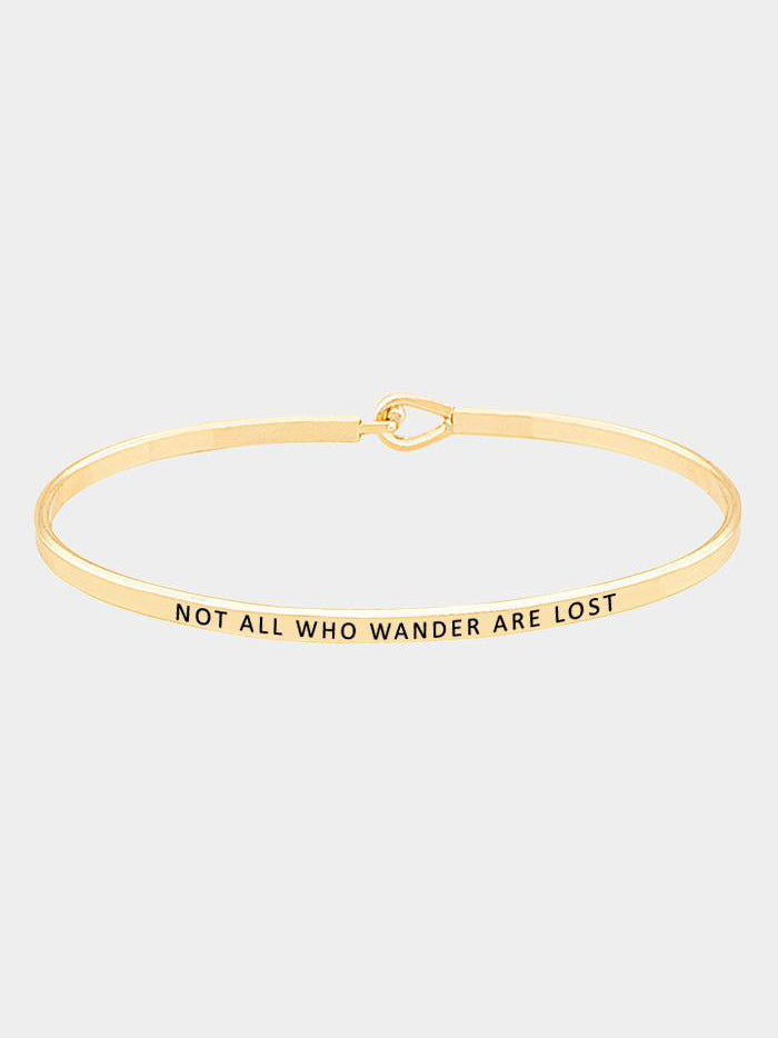 Not All Who Wander Is Lost